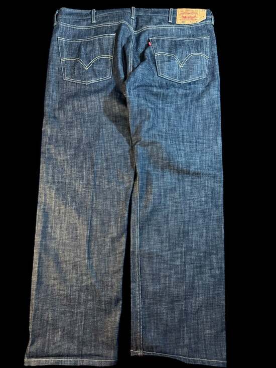 NWT Levi’s 501 Button Fly Straight Jeans W42x30 Oversized Boyfriend Fit - Picture 2 of 14